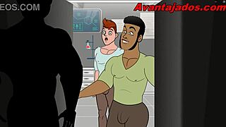 The robot eater in gay cartoon sex