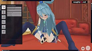 konosuba hentai aqua gets her ass fucked by monster