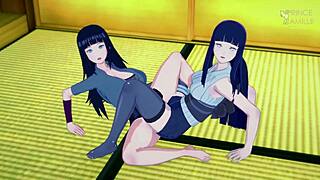 hinata lesbian fantasy with himawari in naruto pov