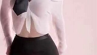 tifas confident dance looks so cool in hentai