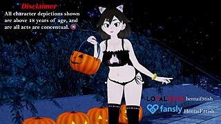 Genshin impact yae miko foot pleasures and anal creampie
