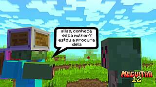 Steve searches for lost diamond in steve livia scene