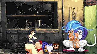 felicia y sus amigas se follan a sakura