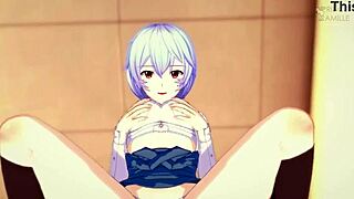 Animegirl after taking a shower