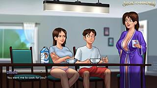 Stepsis Gets Fucked Hard By Her Stepbros Huge Long Cock Summertime Saga