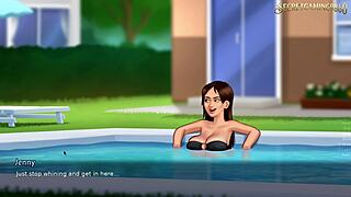 Stepsis Gets Fucked Hard By Her Stepbros Huge Long Cock Summertime Saga