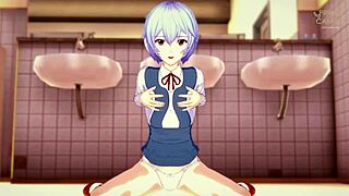 Animegirl after taking a shower