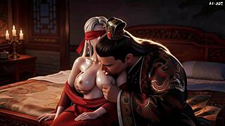 Man watches his wife get fucked by a bull