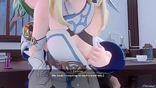 a night in mondstadt part 1 genshin impact sucrose x lumine animation