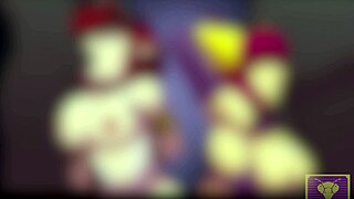 Monster girls puce and tera throw ass and swallow
