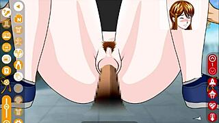 Touch the girl hardcore version features intense gameplay