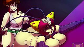 Monster girls puce and tera throw ass and swallow
