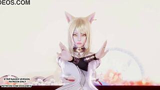 Mmd Gokuraku Jodo Ahri Sexy Dance