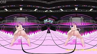 Towa nude dances in hololive 3d hentai