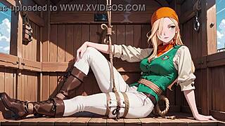 blonde captain poses in uniform