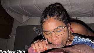 Married latina gives it to her lover in their bed