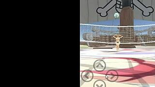 mobile game one piece girls nami nico mmd striptease