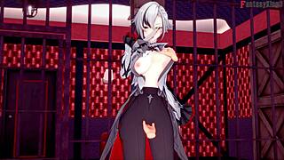 arlecchino blowjob genshin impact full fantasyking3