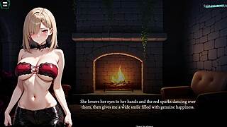 empowering and screwing a sexy blond witch in hentai clicker game
