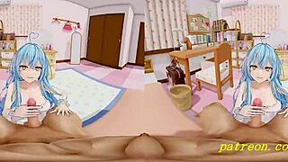 Vr180 Mmd Lamy Blowjob 3d Hololive Hentai