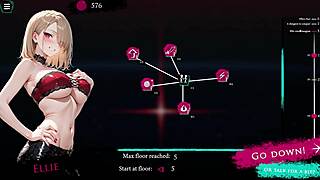 empowering and screwing a sexy blond witch in hentai clicker game