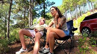 A walk with my stepsister ended with cum in her ass
