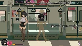 Hentai game train erotic acts