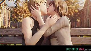max caulfield x victoria lesbian kissing life is strange ai generated