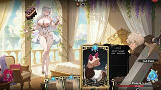 aura 2 lust of the gods hentai game ep 1 stripping sex battle with my goddess wife