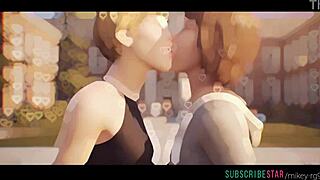 max caulfield x victoria lesbian kissing life is strange ai generated