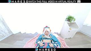 Sexy japanese girl mayu kanzaki sucks cock before getting fucked