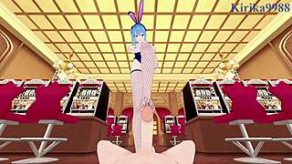 Hoshimachi suisei bunny girl and shishiro botan bunny girl intense sex - hololive vtuber pov hentai