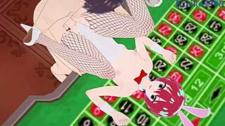 Bunny girls intense sex