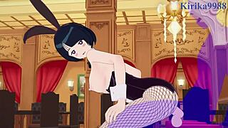 Bunny girls intense sex
