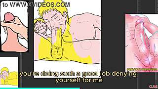Naruto sucking luffy huge cock deepthroat intense gay blowjob close up