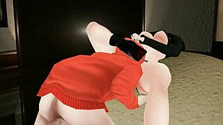 Katsumiamane poses with korean boy in erotic imvu scene