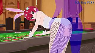 Bunny girls intense sex