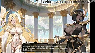 Aura 2 lust of the gods hentai game ep 2 husband facial my wife while i make her squirt with a dildo