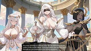 Aura 2 lust of the gods hentai game ep 2 husband facial my wife while i make her squirt with a dildo