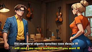 The old luthier fixes violin then gets naughty in part 3 😏