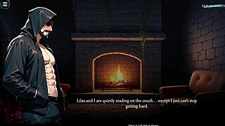 mature witch asks you to behave in hentai game