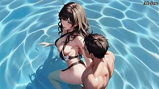 Beautiful Woman With Glasses Gives Husband Intense Anal Sex