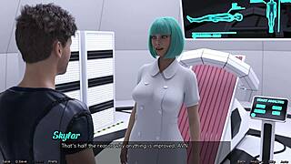 stranded in space 74 blue haired milf wants threesome