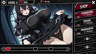 goth girls go wild in hentai game