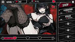 goth girls go wild in hentai game