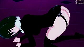 Anime girl perfect body fuck doggystyle pov