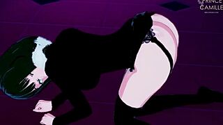 Anime girl perfect body fuck doggystyle pov