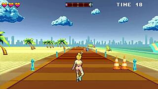 finishing my rollerblading by fucking all beach guys rollerbabe