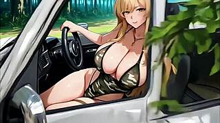 Hornyvanstevie ai anime girl tease music video lofi