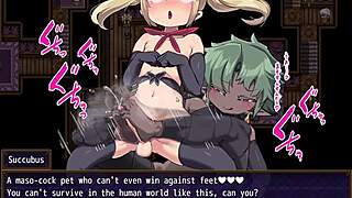 milked by the succubus with her feet in the mansion